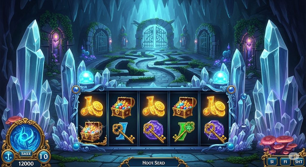 Slot dengan dunia penuh labirin kristal
